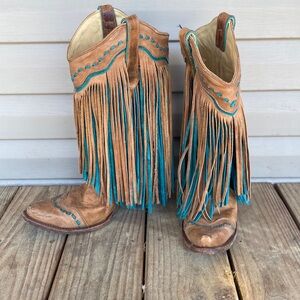 Corral fringe boots
